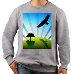 Jaket Sweater Soaring Eagle - Elang Terbang Melayang