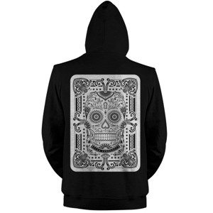 Jaket Hoodie SUGAR SKULL CARD 3 back print