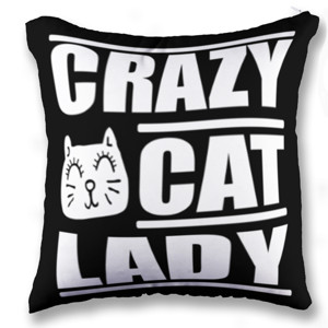 Bantal CRAZY CAT LADY