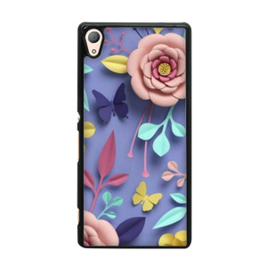 Bunga Mawar Merah Muda dan Ungu Casing HP