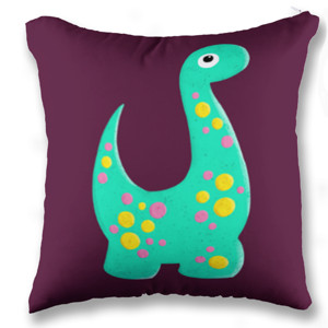 Bantal Dino - Bantal Sofa Kotak by Co_mbro