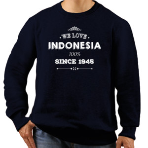Jaket Sweater We Love Indonesia 