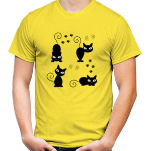Kaos Kucing Hitam