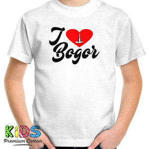 Kaos I love bogor