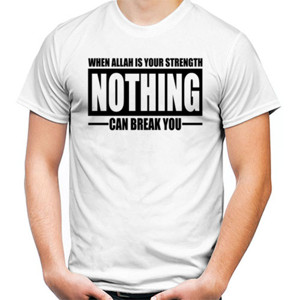 Kaos ALLAH IS YOUR STRENGTH