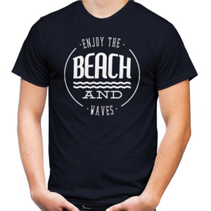 Kaos Enjoy The Beach And Waves 2