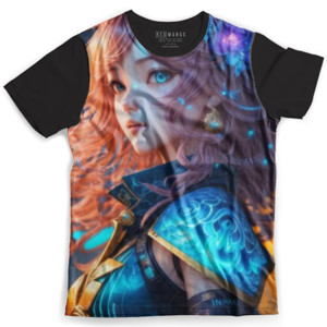 Kaos Fullprint Fantastic Girl - Elegant Design - Elegant Girl Tee