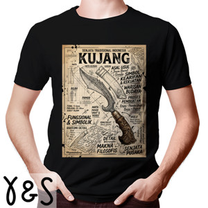 Kaos Kaos Kujang Senjata Tradisional Sunda