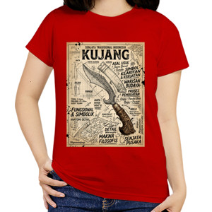 Kaos Kaos Kujang Senjata Tradisional Sunda