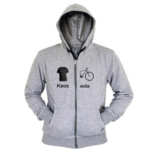 Hoodie Zipper Kaos sepeda