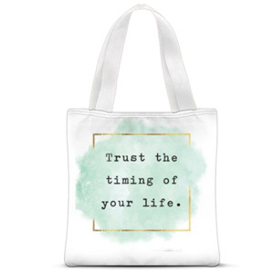 Tas Tote Fullprint Quotes bag