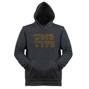 Jaket Hoodie Wood type