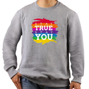 Jaket Sweater Stay True Stay You