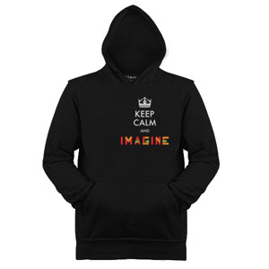 Jaket Hoodie Keep Calm And Imagine