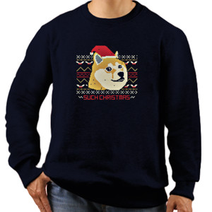 Jaket Sweater Doge Such Christmas