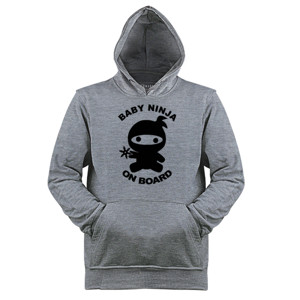 Jaket Hoodie BABY NINJA ON BOARD
