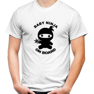 Kaos BABY NINJA ON BOARD