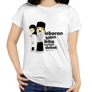 Kaos Design Lebaran Bikin Tambah Deket