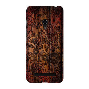 Iphone 6 Hardcase Wooden Flower Casing HP