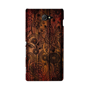 Iphone 6 Hardcase Wooden Flower Casing HP