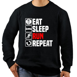Jaket Sweater Eat Sleep Run