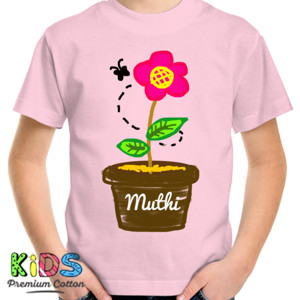 Kaos Kaos Bunga dan Kupu-kupu