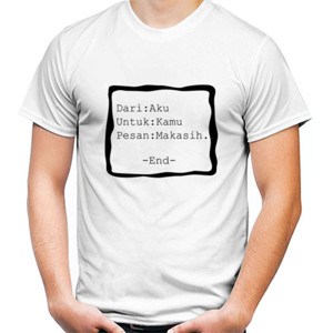 Kaos Pesan Mantan