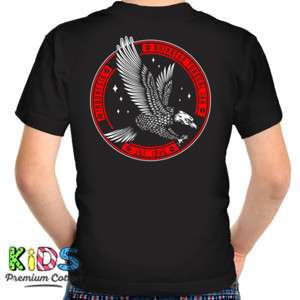 Kaos INDONESIA GARUDA 3 red white back