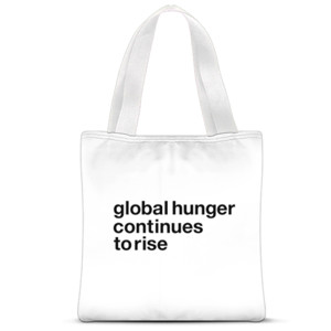 Tas Tote Fullprint global hunger