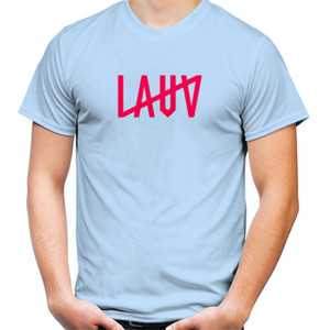 Kaos LAUV Logo Basic Tee Baby Blue