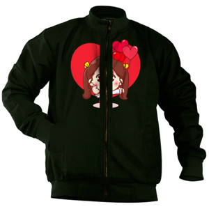 Jaket Bomber Kaos Wanita RedMango