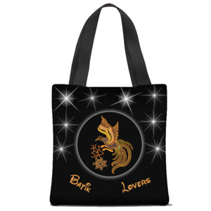Tas Tote Fullprint Bird Moon Premium Batik