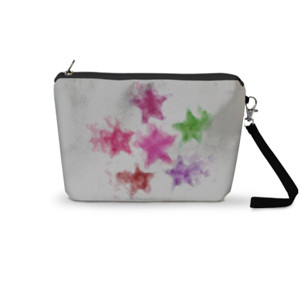 Pouch Trapesium Bintang (Star Watercolor)