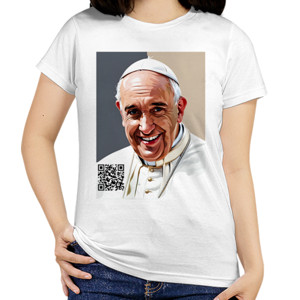 Kaos Wanita POPE FRANCIS 012