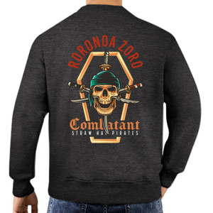 Jaket Sweater GODNIKA ZORO SPECIAL FRONT BACK