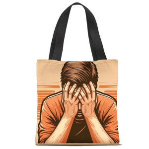 Tas Tote Fullprint Tutup mata