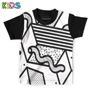 Kaos Anak Full-Print Neo memphis background 28
