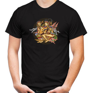 Kaos wayang melody 3 klasik black