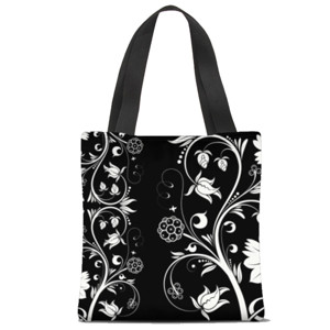 Tas Tote Fullprint Bunga