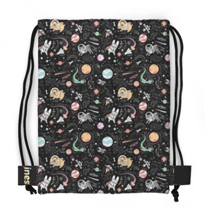 Tas Serut Fullprint galaxytoon bag
