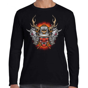 Kaos Kaos Samurai Helmet - Premium Desain