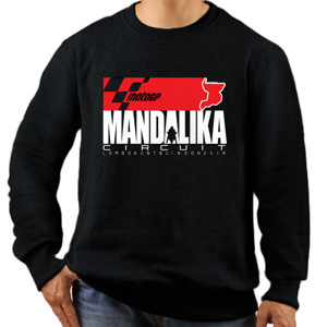 Jaket Sweater MotoGP Mandalika Circuit Impact  on Dark