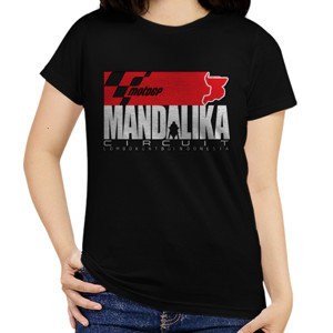 Kaos MotoGP Mandalika Circuit Impact  on Dark