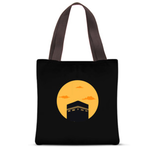 Tas Tote Fullprint Tote Bag Kabah Masjidil Haram - Evening
