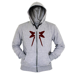 Hoodie Zipper Topeng