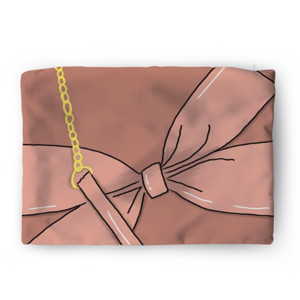 Sarung Bantal Pita bunga