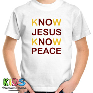 Kaos KNOW JESUS KNOW PEACE