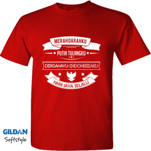 Kaos Merah Putih HUT Indonesia