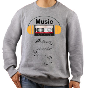 Jaket Sweater Custom Music Art - Customic47