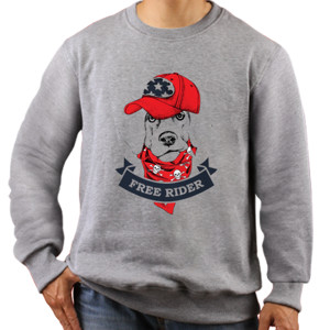 Jaket Sweater Distro Red Bib Dog